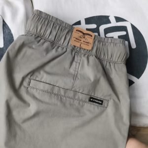 Men's Relaxed Fit Trousers with Elastic Waist | Lightweight Breathable Casual Pants